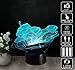 Produktbild 3D Optical Illusion Lampe Led Nachtlicht 3D Nacht Lightmotorcycle Atemberaubende Visuelle Nachtlichter Acryl Flache Nachttischlampe Dekoration Lamparas Home Beleuchtung Veilleuse