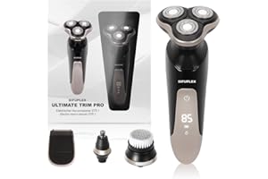 Sifuplex Ultimate Trim Pro STR‑1 – All‑in‑One Rasierer Herren mit 5 Aufsätzen (Bart, Konturen, Körper, Nase/Ohr) – bis zu 120 Min Akku – IPX7 wasserfest