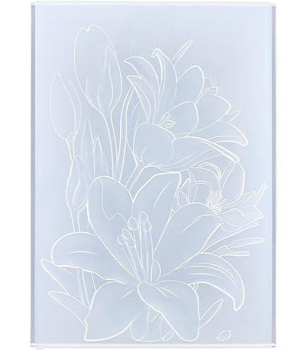Vaessen Creative Embossing 3D Stelle grafiche 15 x 15 cm-Cartelle per Goffratura e Accessori-per Fai da Te, DIY, Biglietti, Artigianato, Scrapbooking e Journaling
