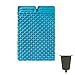 Produktbild DMGF Doppelter Aufblasbarer Isomatte-Kampierendes Luftmatratze-Kissen-Leichter Kompakter Reisender Wandernder Luft-Bett/Beutel Portable 2 Person Waterproof Air Mat,Blue