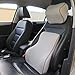 Love Home Premium Memory Foam Car Lumbar Cushion & Car Neck Pillow Kit (Grey)