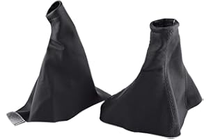 Reminnbor Car Gear Shift Stick Gaiter Boot PU Leather Dust Cover for 2001-2006