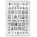 DDLBiz® DIY Nail Art Image Stamp Stamping Plates Manicure Template (MR01)