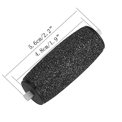 eBoot 4 Stück Extra Grob Raspelfeilen Roller Ersatzrollen Pediküre-Rollen für Samt Glatt Pedi Elektro - 3