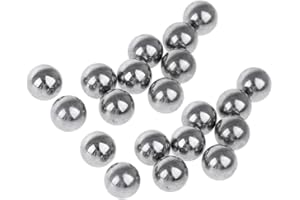 Almencla 20pcs Vélo 6,3 Mm Roulements à Billes En Acier Axe De Moyeu De Vélo De Boule En