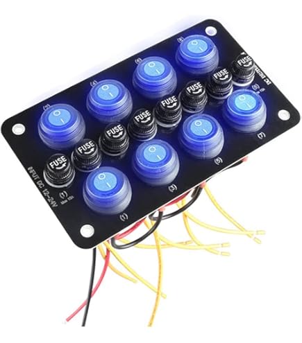 Pannello Di Interruttore Marino Impermeabile Da 8 Gruppi Per