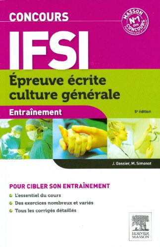 Concours IFSI Entraînement Culture générale en ligne