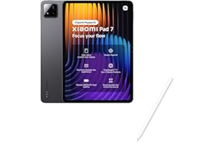 ‎XIAOMI XIAOMI Pad 7 Tablet+Pen, 11.2 Zoll, 8+128GB, Grau, 3.2K 144Hz Display, Snapdragon 7+ Gen 3, 8850mAh Akku, 45W TurboCharge, HyperAI, Quad-Lautsprecher, Nahtloses Desktop-ähnliches Erlebnis