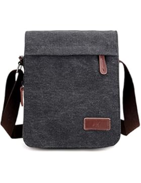 Umhängetasche Herren BYD,Schultertasche Canvas Freizeit Retro Umhängetasche Handtasche Schultasche Messenger Bag...