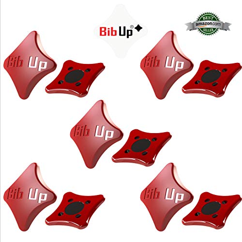 BIBUP 3.0 - De puissants aimants pour Le Sport, Running, Cycling (Rouge, Matte)