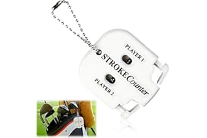 JUGUTA Compteur De Score De Golf,Mini Golf Score Shot Compteur,Compteur De Coup De Golf Compteur De Score Pour 2 Personnes/Score Counter,Clicker De Compteur De Sport En Plein Air
