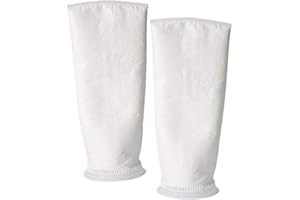 HRTFILTERS Lot de 2 paires de chaussettes filtrantes en feutre de 1 micron - 10,2 cm de long - 10,2 cm de long - Sac filtrant en tissu liquide (anneau de 1 micron/um 10,2 cm)
