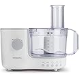 Kenwood Compact Food Processor, 1.4L Bowl, Blender, Emulsifying, Chopping Blade, Shredder Disc 400W, FP120, White