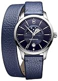 Victorinox Damen Analog Quarz Uhr mit Leder Armband 241755