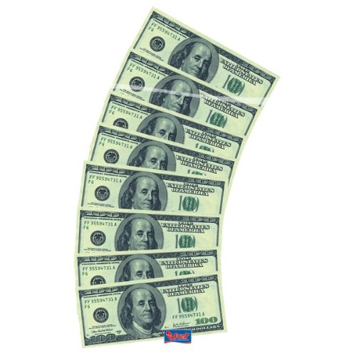 USA Party Servietten 100 Dollar (10 Stück)