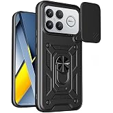 Coverzone Poco F8 Ultra İle Uyumlu PhoenixShield S&uuml;rg&uuml;l&uuml; Sistem Kamera Korumalı Kapak Tam Koruma Manyetik Vega Kapak Siyah