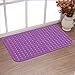 Produktbild ZI LING SHOP- Badezimmer Toilette Küche Anti-Rutsch-PVC-Badewanne Matte Anti-Rutsch Anti-Bakterien Wasserdicht Antifouling Duschmatte Fuß Pad Home Mat mit Sauger ( Farbe : Lila , größe : 40cm*100cm )