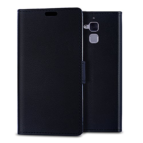 Preisvergleich Produktbild Zenfone 3 Max Hülle, bdeals Flip Elegant PU Ledertasche Handyhülle Brieftasche Schutzhülle für ASUS Zenfone 3 MAX (5,2 Zoll) ZC520TL (schwarz)