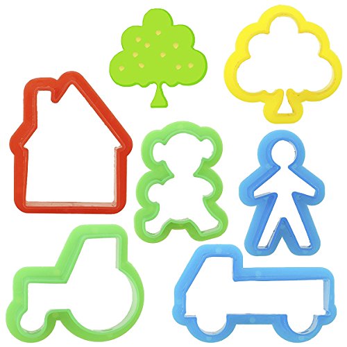 confronta il prezzo ULTNICE Gioca gli attrezzi intelligenti della pasta di 20pcs dei kit di Doh con gli attrezzi dell'estrusore 5pcs (colore casuale) miglior prezzo