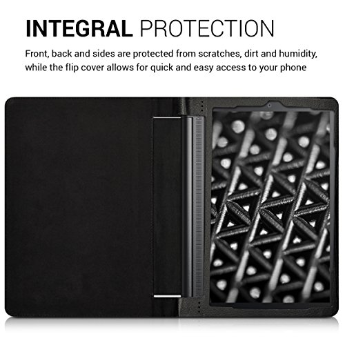 kwmobile Hülle für Lenovo Yoga Tab 3 Plus – Tabletcover Slim Case Tablet Schutzhülle – Smart Cover Tabletcase Schwarz - 4