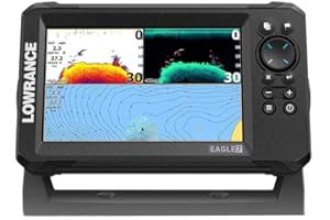 Lowrance Eagle - Ecoscandaglio GPS Chartplotter, Varie Dimensioni, per Pesca, profondità, ProFishing(7",SplitShot HD)
