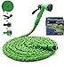 Produktbild Erweiterbar Flexibler Gartenschlauch Dehnbar Wasserschlauch Set Flexible Garden Schlauch ausgedehnt mit Brause für Haus und Gartenbewässerung Rasenbewässerung (100FT - 30M, Grün)