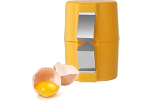 LSYZHX Egg Opener Tool, Portable Egg Shell Opener, Handheld Egg Cracker for Home, Dorm, Kitchen (Orange)