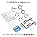 Price comparison product image Crazepony-UK Highlight 12 LED RC Car Lighting Kit Flashing Head Light System for Car Truck Headlight Taillight Set