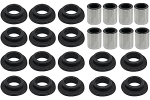 Mabutingti Kit bagues silentblocs et douilles (16 bagues + 8 manchons) compatible avec les 4 amortisseurs – Arctic Cat 250 300 375 400 500 650 700 Bearcat 454