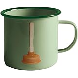 SELETTI Tazza in Metallo Smaltato Toiletpaper Ø Cm.10 H.9 - Sturalavandino