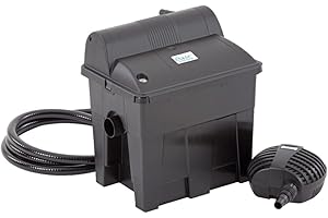OASE 50525 Durchlauffilter BioSmart Set 5000 geeignet für Teiche bis 5 m³, Filtersystem, Filterkomplettset inkl Filtermaterial, Teichpumpe und UVC Klärer