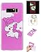 Produktbild Hülle Galaxy Note 8 TPU schutz silikonhülle, Weihnachtsgeschenke niedlichen cartoon bild transparent handy Hülle für Samsung Galaxy Note 8 + schlüsselanhänger (* / 100) (5)