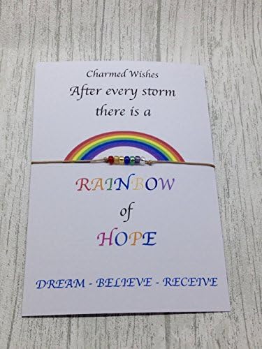 Rainbow baby charm bracelet gift - by charmed wishes