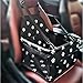 Price comparison product image Systond Pet Dog Car Seat Booster Carrier Protector Bag Cage Cover Waterproof Deluxe Portable Dog Booster Travel Carrier Cover Seat Protector with Clip-On Safety Lesh and Extra Support Rods