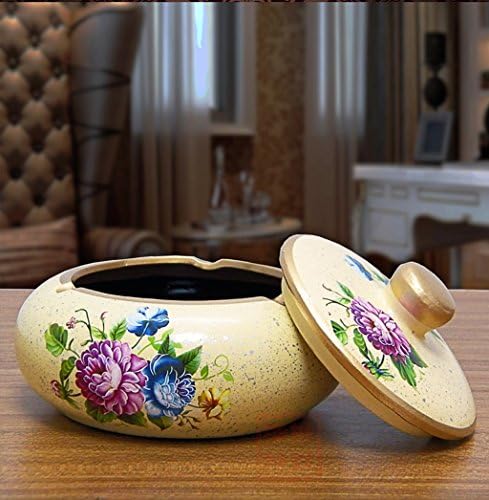 Hyun times European retro do the old ceramic ashtray ashtray creative restaurant covered living room coffee table decoration ornaments