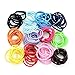 Produktbild Sisaki 100 Pcs Mehrfarbig Mini Haarband Elastische Haargummi vom Mädchen Baby Klein Weich Gummiband für Baby Kleinkind