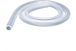 YEEMEEN Lunghezza 1m Tubo Flessibile in Silicone Diametro Interno 5mm, Diametro Esterno 8mm Tubo Flessibile in Gomma Siliconica Silicone Food Grade Tubo, per la Realizzazione di Fili Cavi e Fili di Piombo