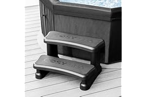 CosySpa Hot Tub & Spa Outdoor Steps | Universal Use | No Slip Grip | Hot Tub Accessories | Portable Caravan Steps