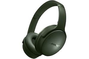 Bose QuietComfort Casque sans fil à réduction de bruit, casque supra-aural Bluetooth avec une autonomie allant jusqu’à 24 heures, Vert cyprès - Édition Limitée
