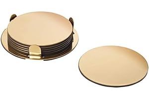 IKEA Glattis podstawki z uchwytem mosiądz kolor 6 opakowań rozmiar 7,5 cm 503.430.05