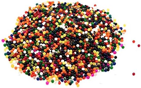 Water Beads Gel Ball, Malloom Colorful Water Gel Beads Jelly Water Pearl Aqua Soil Crystals for Sensory Kids Toys, Foot Spa, Vans, Plant Decoration (500PCS) (Multicolor)