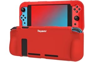 Teyomi Custodia per Nintendo Switch, in silicone protettivo compatibile con Nintendo Switch Case
