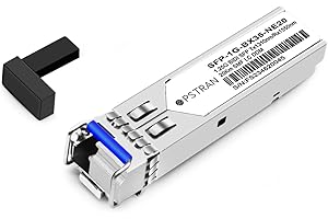 OPSTRAN 1000BASE-BX BiDi SFP Optical Transceiver Module Compatible with NETGEAR SFP-GE-BX 1310nm-TX/1550nm-RX 20km DOM Simplex LC SMF