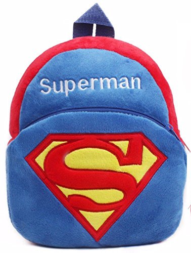Richy Toys Superman Cute Kids Plush Backpack Cartoon Toy Children