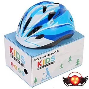 Kids Helmet ? Adjustable from Toddler to Youth Size, Ages 3 to 7 - Comes in Great Looking Package Perfect for Gift - Multi-Sports with LED Safety Light - CSPC Certified for Safety