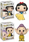 Collect and display all Snow White and the Seven Dwarfs POP! Vinyl's!