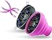 Universal Hair Dryer Diffuser, Retractable Portable Silicone Folding Diffuser (Pack of 2)