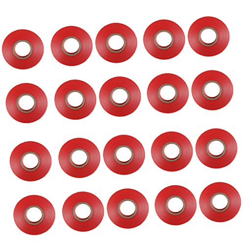 Preisvergleich Produktbild Sharplace Kunststoffband Rollen Wein Obst Garten Befestigung für Bandzange Bindezange Bindemaschine - Rot