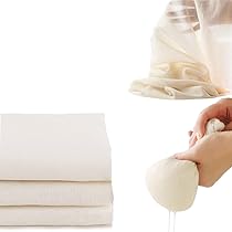 Garza Alimentare 50x50 Cm - 6 Pezzi Riutilizzabili Per Filtrare Formaggio, Succhi | Cotone - Foto 12