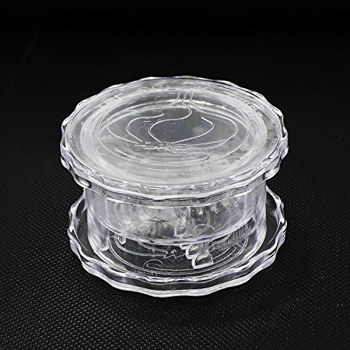 Aussel Kitchen Tool Twisting Knoblauch Box für Stir Knoblauch Transparente Farbe Easy Clean und Sanitär 2 PCS - 2